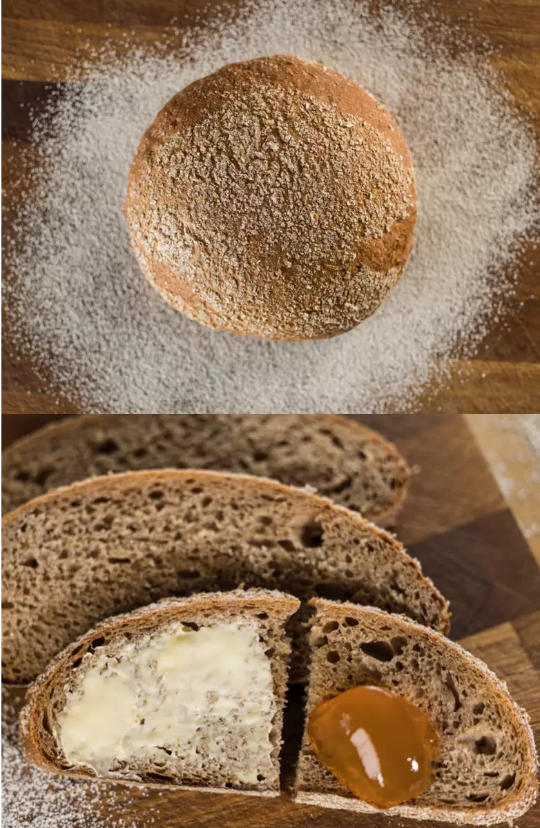 Dinkelvollkornbrot Serviervorschlag